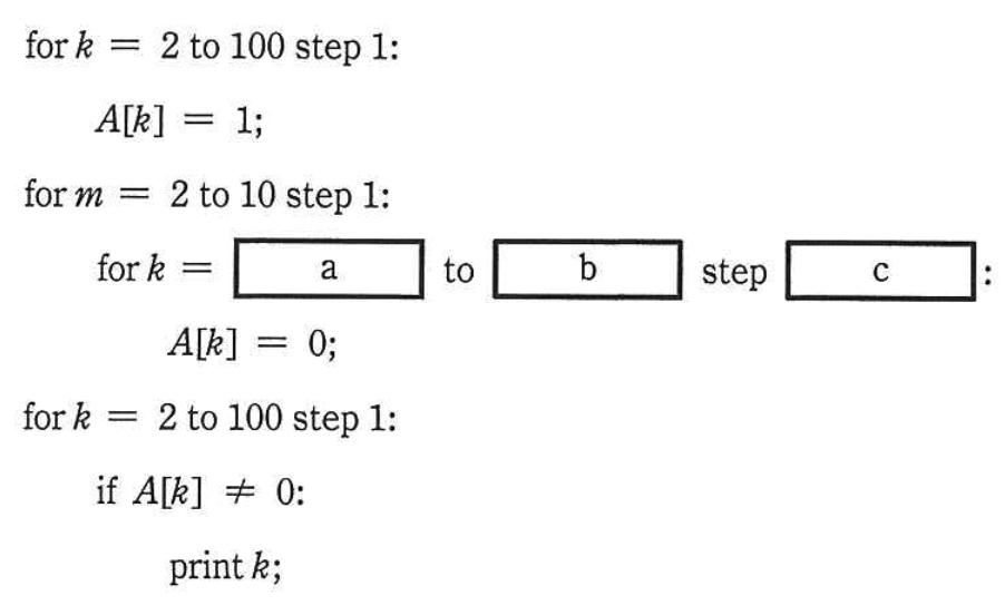エラトステネスのふるいのアルゴリズム